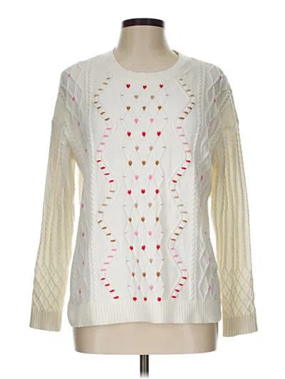 Pre-owned Talbots Pullover Sweater In Ivory