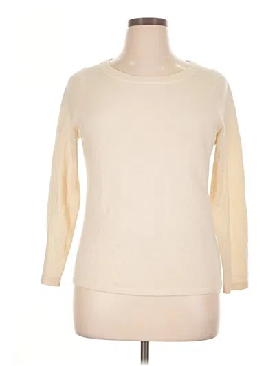 Pre-owned Talbots Pullover Sweater In Ivory