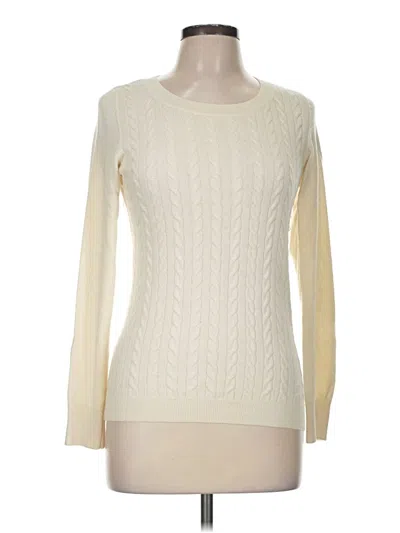 Pre-owned Talbots Pullover Sweater In Ivory