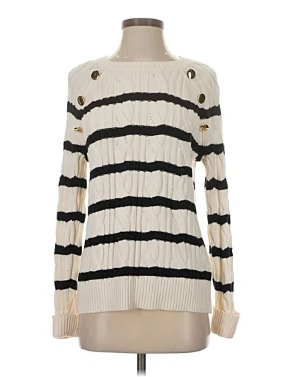Pre-owned Talbots Pullover Sweater In Ivory