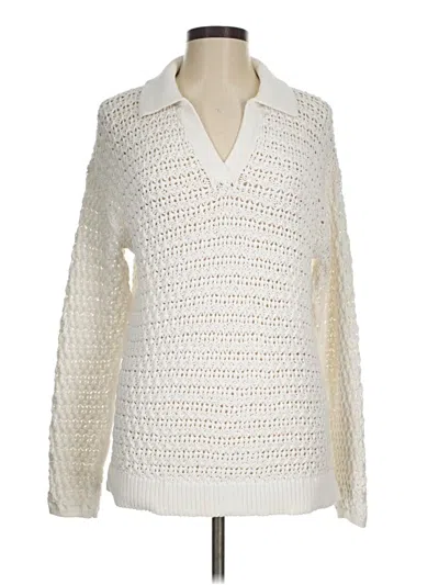 Pre-owned Talbots Pullover Sweater In Ivory