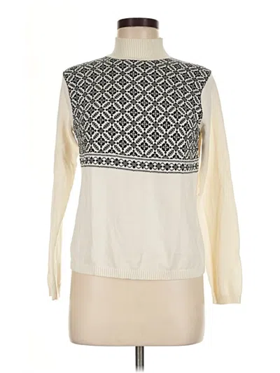 Pre-owned Talbots Pullover Sweater In Ivory