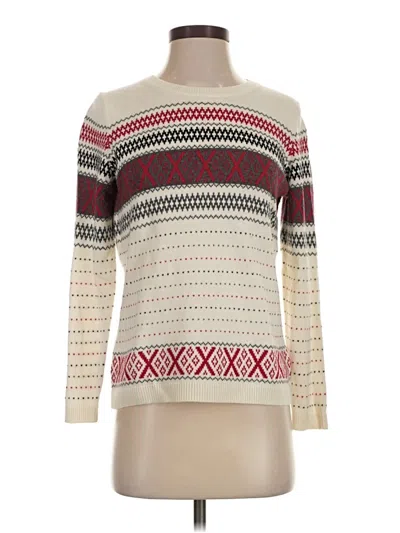 Pre-owned Talbots Pullover Sweater In Ivory