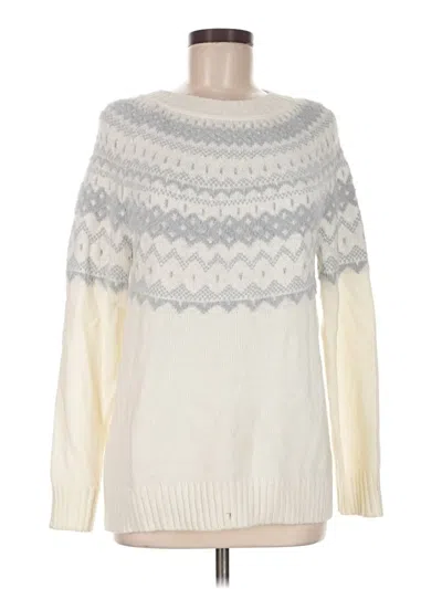 Pre-owned Talbots Pullover Sweater In Ivory