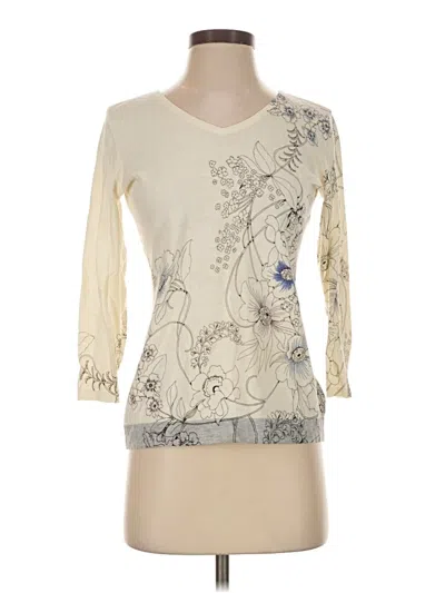 Pre-owned Talbots Pullover Sweater In Ivory