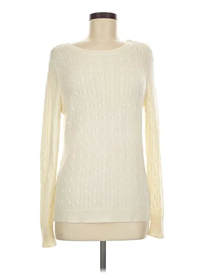 Pre-owned Talbots Pullover Sweater In Ivory