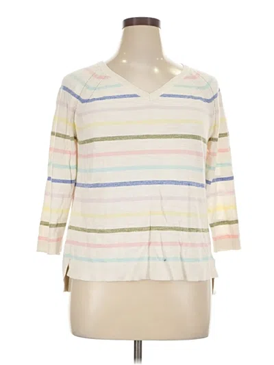 Pre-owned Talbots Pullover Sweater In Ivory