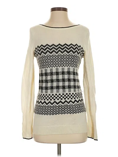 Pre-owned Talbots Pullover Sweater In Ivory