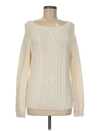 Pre-owned Talbots Pullover Sweater In Ivory
