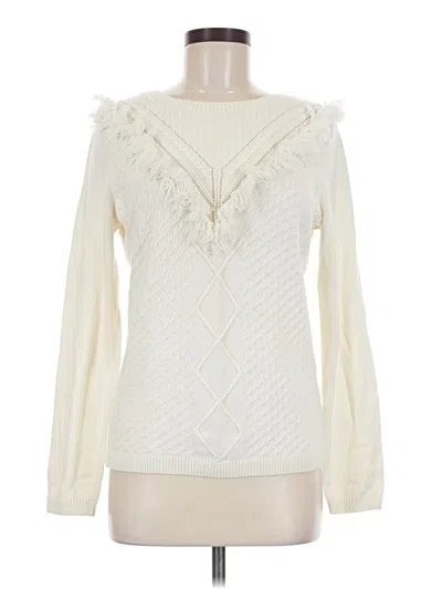Pre-owned Talbots Pullover Sweater In Ivory