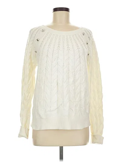 Pre-owned Talbots Pullover Sweater In Ivory