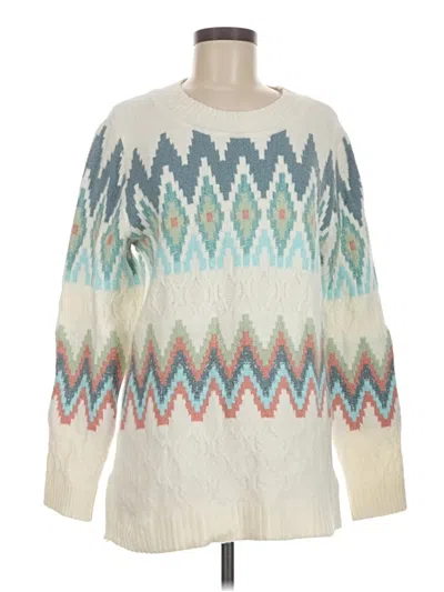 Pre-owned Talbots Pullover Sweater In Ivory