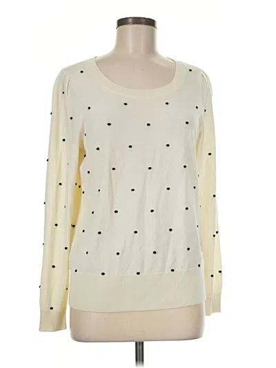 Pre-owned Talbots Pullover Sweater In Ivory