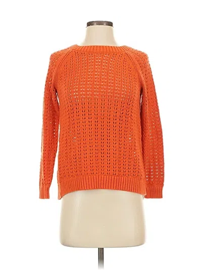 Pre-owned Talbots Pullover Sweater In Orange