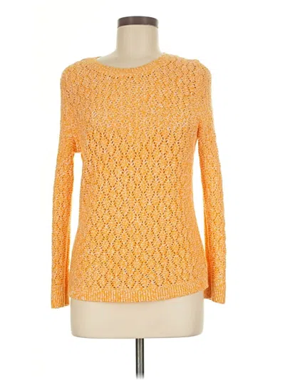 Pre-owned Talbots Pullover Sweater In Orange