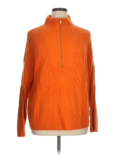 Pre-owned Talbots Pullover Sweater In Orange