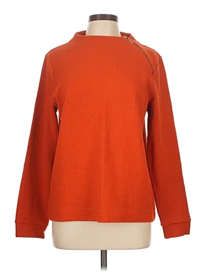 Pre-owned Talbots Pullover Sweater In Orange