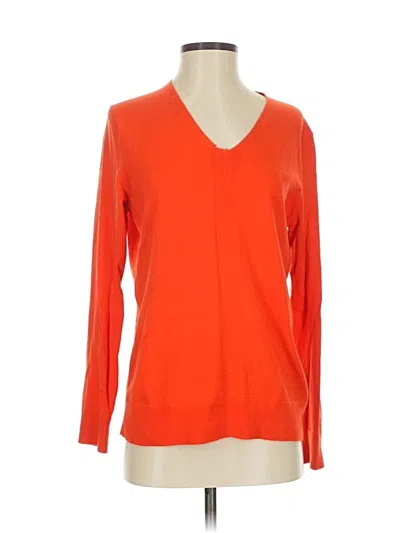 Pre-owned Talbots Pullover Sweater In Orange