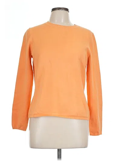 Pre-owned Talbots Pullover Sweater In Orange