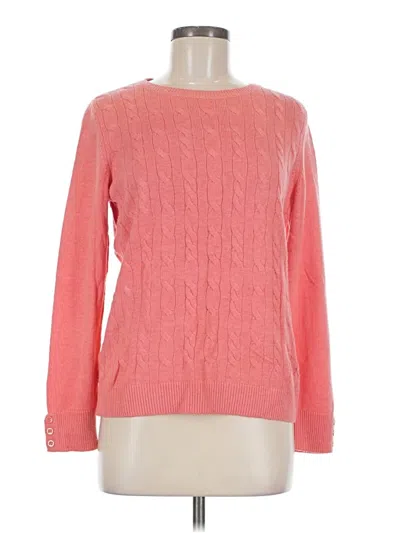 Pre-owned Talbots Pullover Sweater In Orange