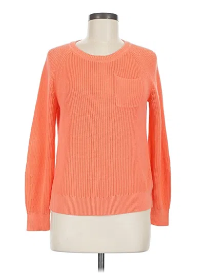 Pre-owned Talbots Pullover Sweater In Orange