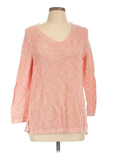 Pre-owned Talbots Pullover Sweater In Orange