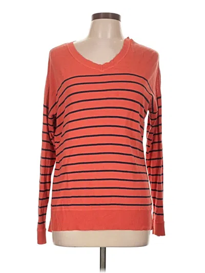 Pre-owned Talbots Pullover Sweater In Orange