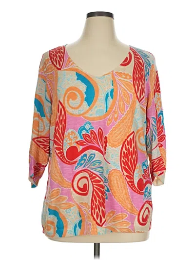 Pre-owned Talbots Pullover Sweater In Orange