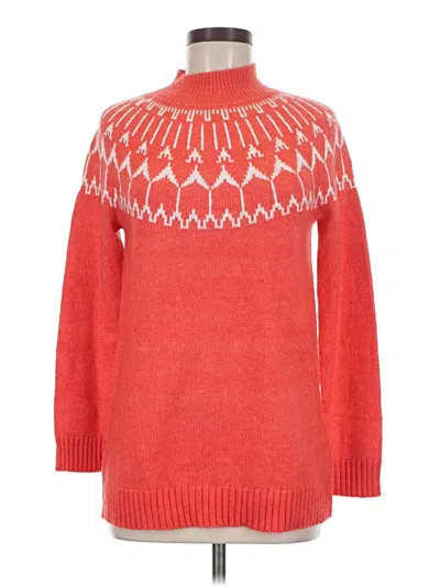 Pre-owned Talbots Pullover Sweater In Red