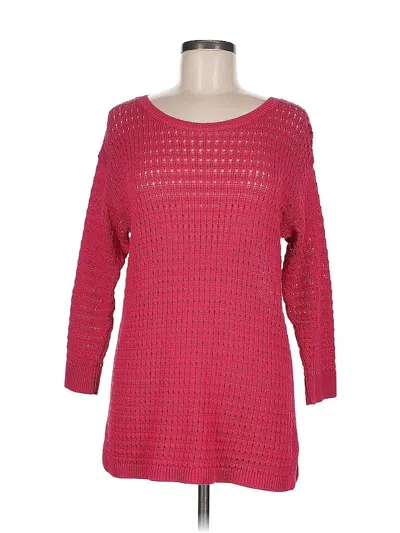 Pre-owned Talbots Pullover Sweater In Pink