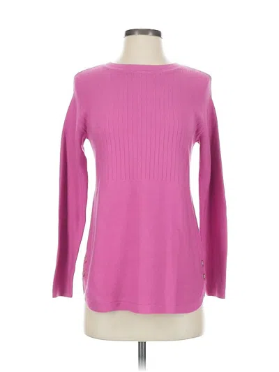 Pre-owned Talbots Pullover Sweater In Pink