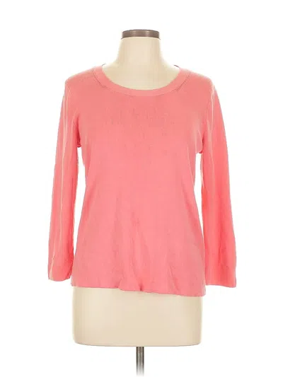 Pre-owned Talbots Pullover Sweater In Pink