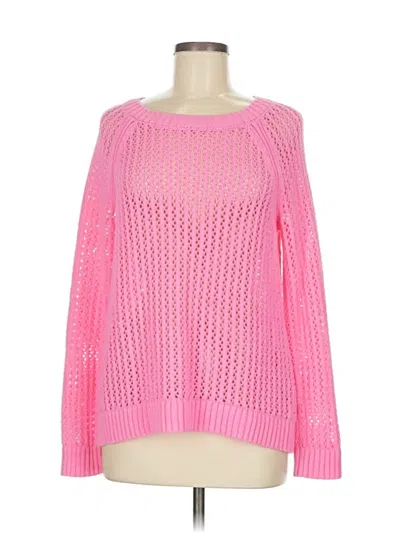 Pre-owned Talbots Pullover Sweater In Pink