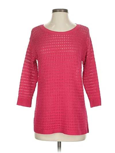 Pre-owned Talbots Pullover Sweater In Pink