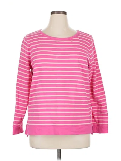 Pre-owned Talbots Pullover Sweater In Pink