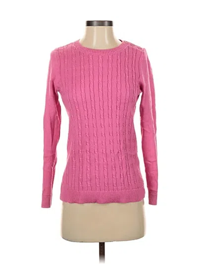 Pre-owned Talbots Pullover Sweater In Pink