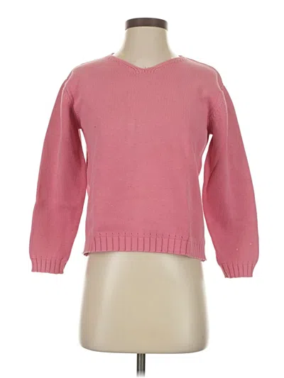 Pre-owned Talbots Pullover Sweater In Pink