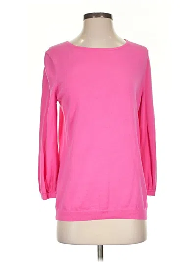 Pre-owned Talbots Pullover Sweater In Pink