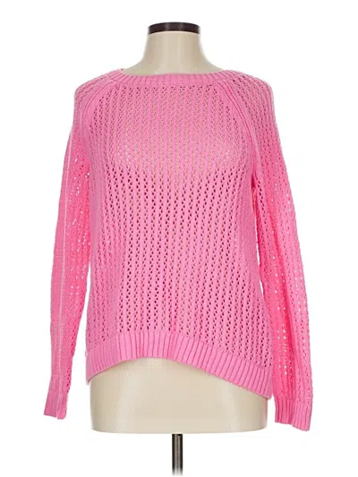 Pre-owned Talbots Pullover Sweater In Pink