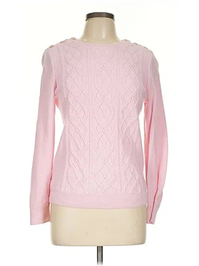 Pre-owned Talbots Pullover Sweater In Pink