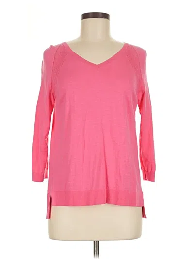 Pre-owned Talbots Pullover Sweater In Pink