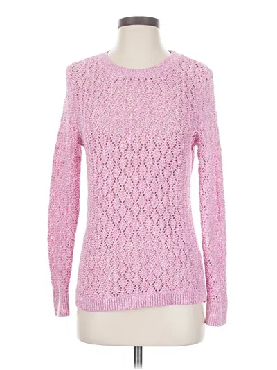 Pre-owned Talbots Pullover Sweater In Pink