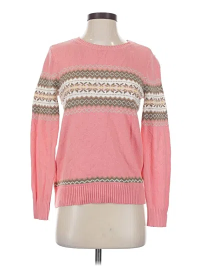 Pre-owned Talbots Pullover Sweater In Pink
