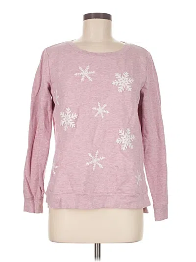 Pre-owned Talbots Pullover Sweater In Pink
