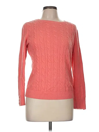Pre-owned Talbots Pullover Sweater In Pink