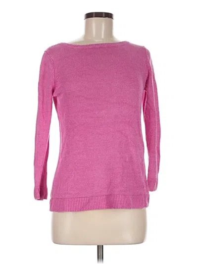 Pre-owned Talbots Pullover Sweater In Pink