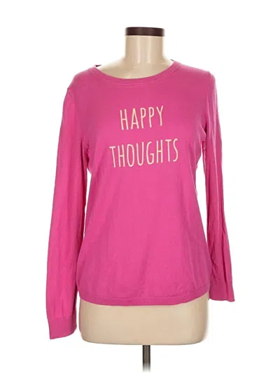 Pre-owned Talbots Pullover Sweater In Pink