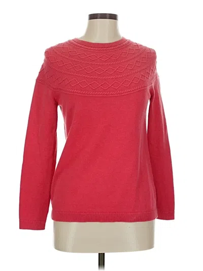 Pre-owned Talbots Pullover Sweater In Pink