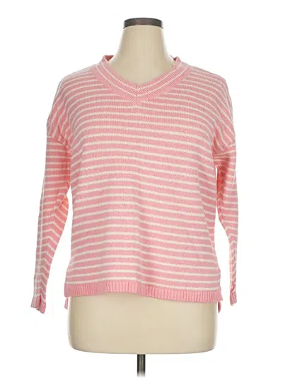 Pre-owned Talbots Pullover Sweater In Pink