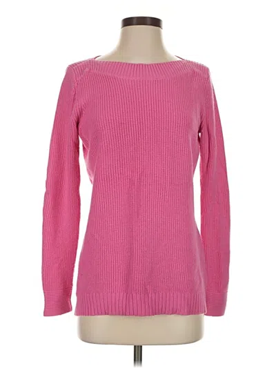 Pre-owned Talbots Pullover Sweater In Pink